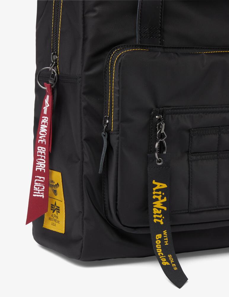 rinascente Dr. Martens Lite alpha industries leather backpack