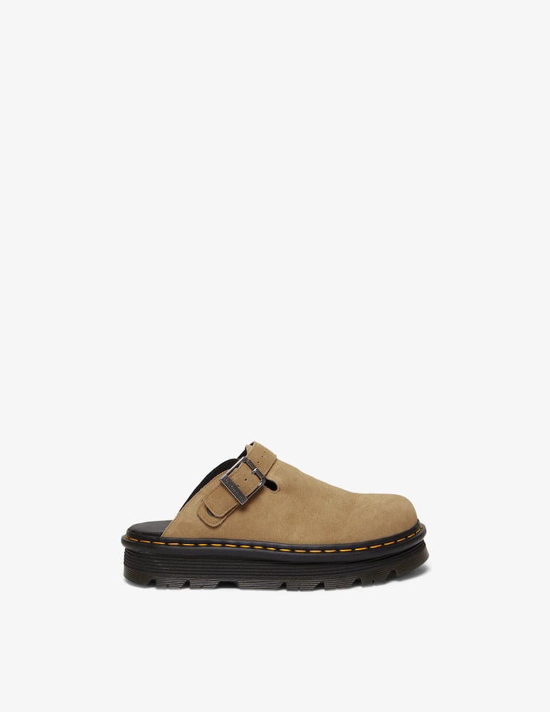 Dr. Martens Mules platform Zebzag in camoscio con cinturino - immagine 1 Dr. Martens Mules platform Zebzag in camoscio con cinturino - immagine 1