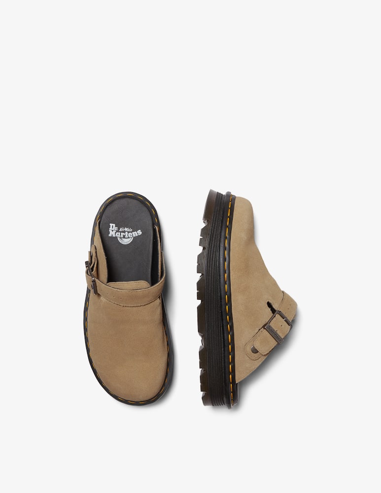 Dr. Martens Mules platform Zebzag in camoscio con cinturino - immagine 3 Dr. Martens Mules platform Zebzag in camoscio con cinturino - immagine 3