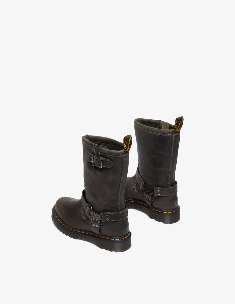 rinascente Dr. Martens Stivali alti biker Anistone Hi in pelle