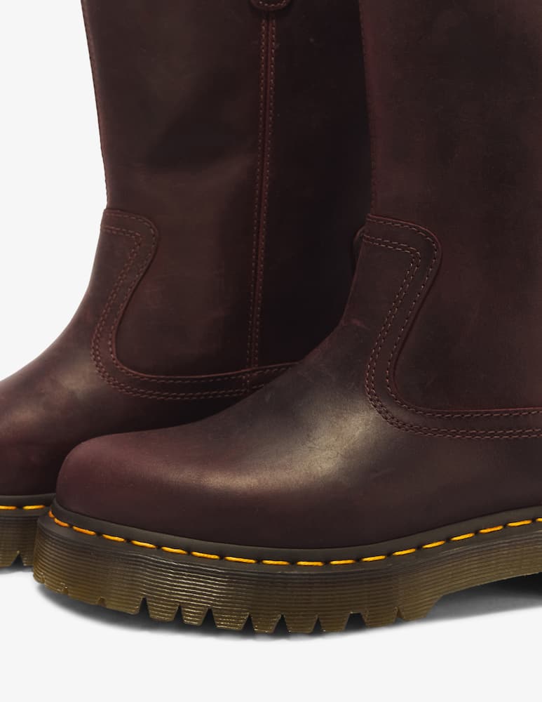 rinascente Dr. Martens Stivale pull on in nabuk Anistone