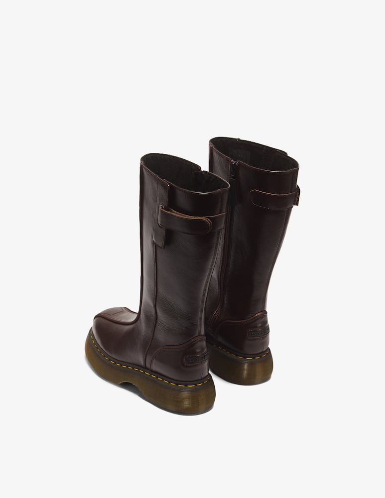Dr. Martens Buzz Hi Dark Brown Milled Gloss - immagine 3 Dr. Martens Buzz Hi Dark Brown Milled Gloss - immagine 3