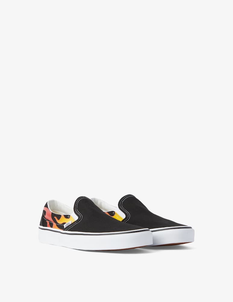 rinascente Vans Classic slip-on flame - Black