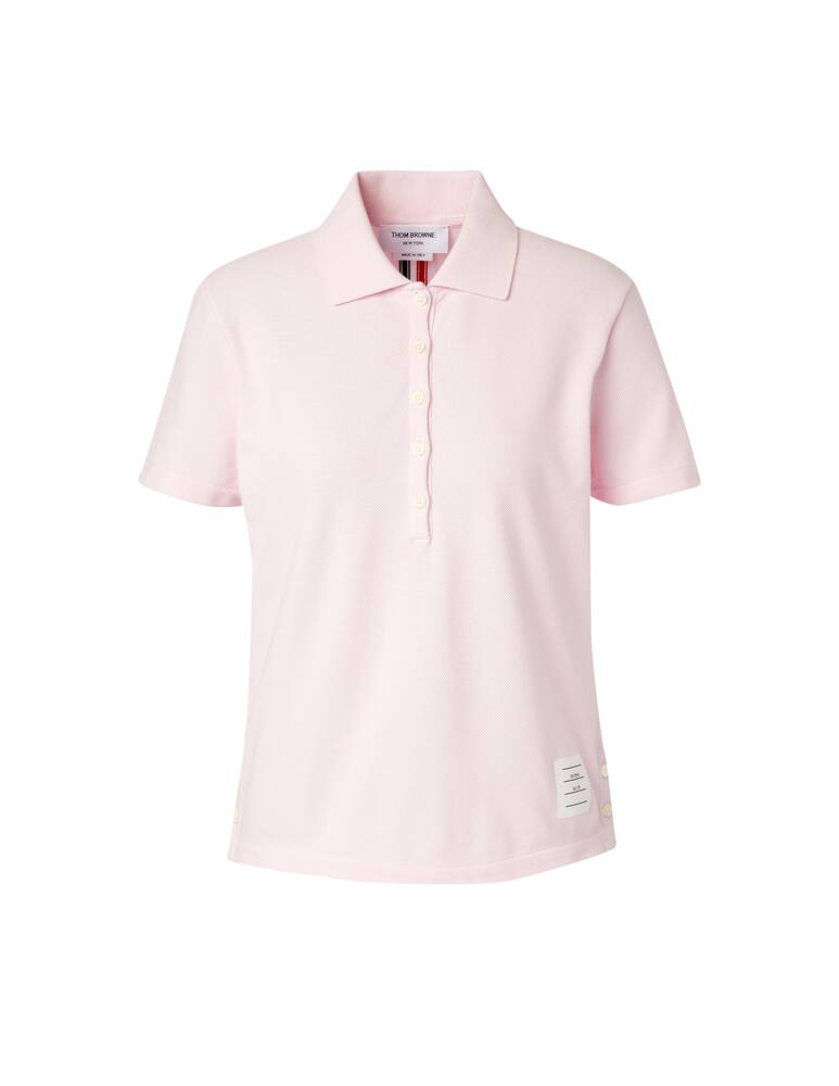 rinascente Thom Browne Polo in cotone - rosa