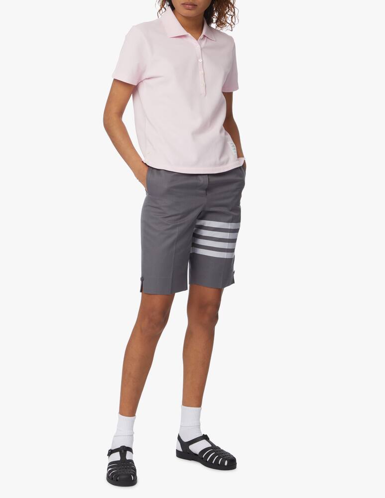 Thom Browne Polo in cotone - rosa - immagine 2 Thom Browne Polo in cotone - rosa - immagine 2