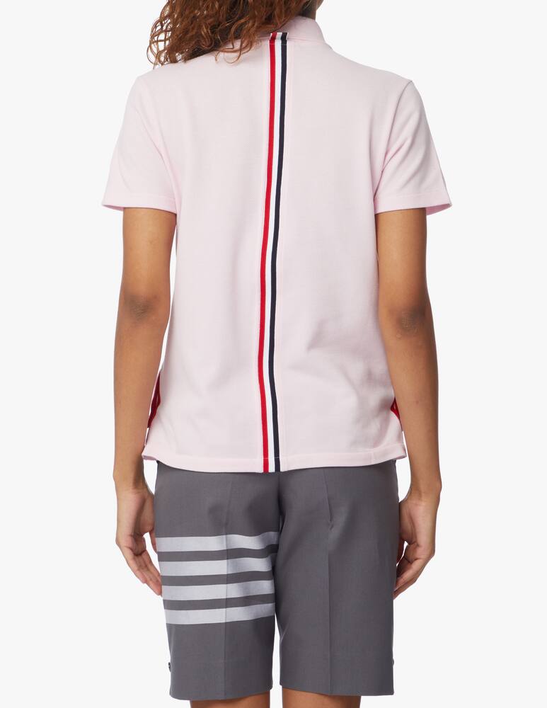 Thom Browne Polo in cotone - rosa - immagine 3 Thom Browne Polo in cotone - rosa - immagine 3
