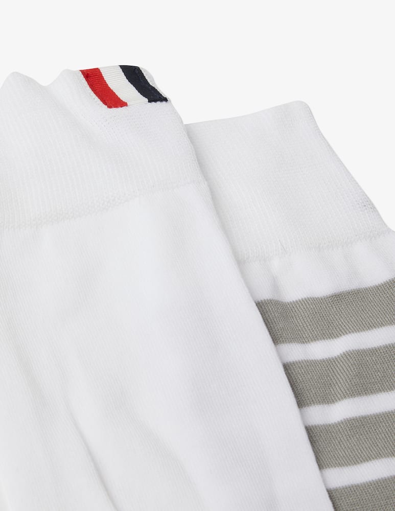 rinascente Thom Browne Socks bande - White