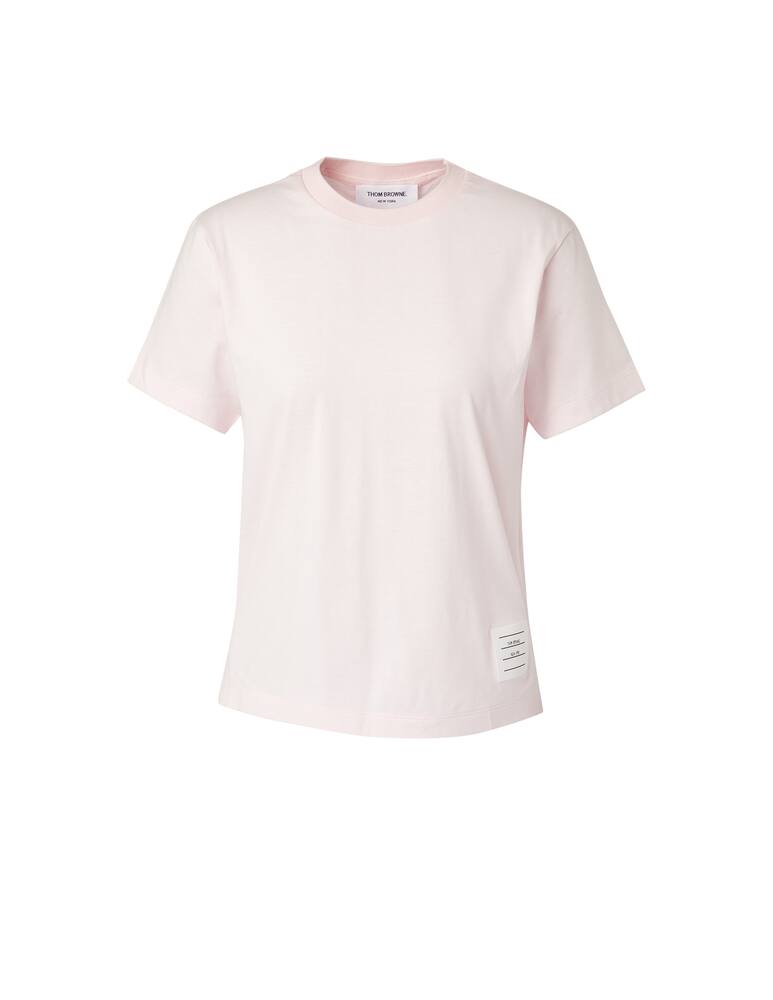 rinascente Thom Browne T-shirt in cotone - rosa