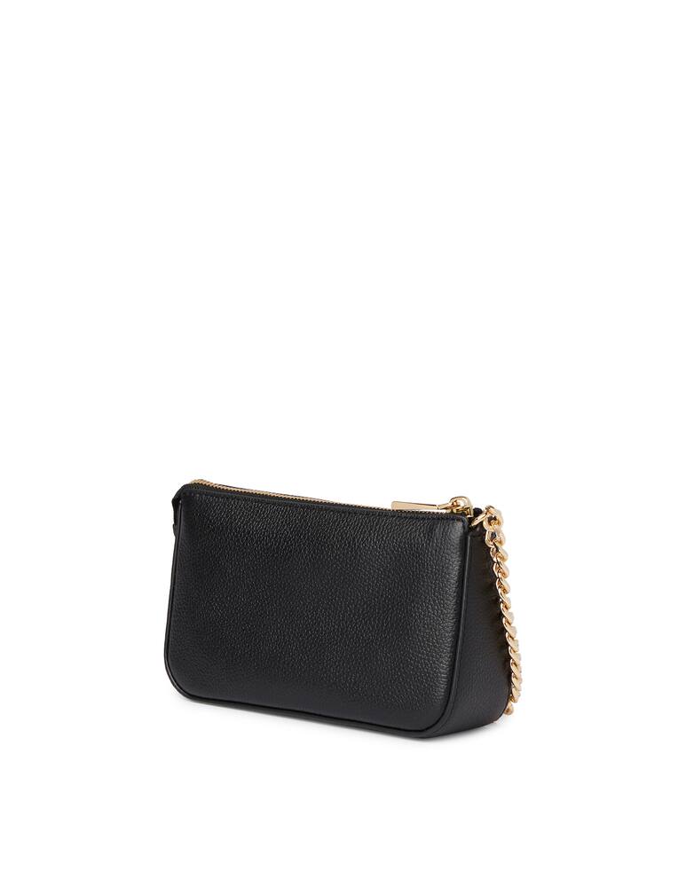 Shop Michael Michael Kors Jet Set M pouchette with chain Black on