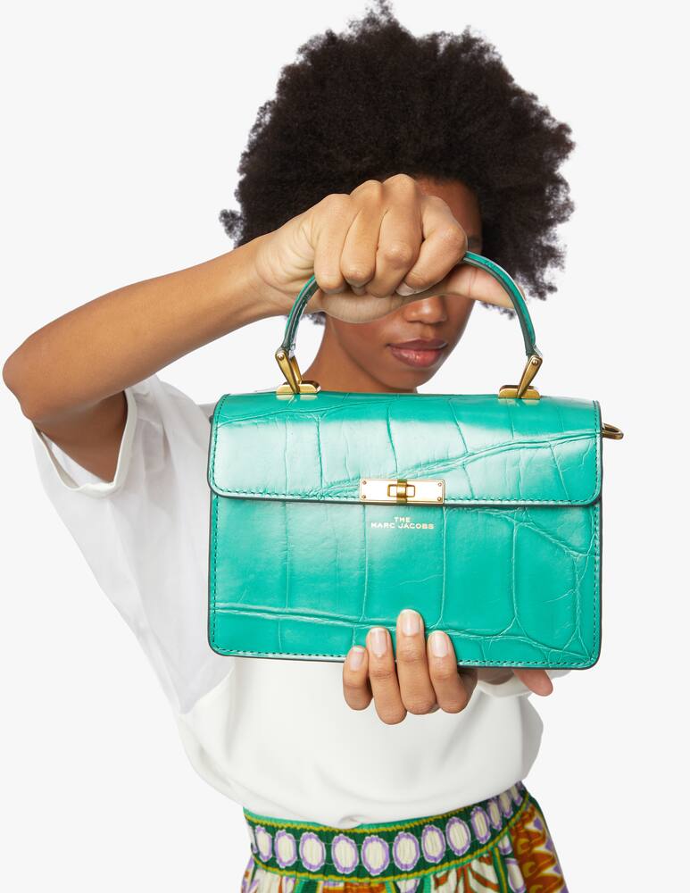 rinascente Marc Jacobs The Downtown Croc Embossed Borsa