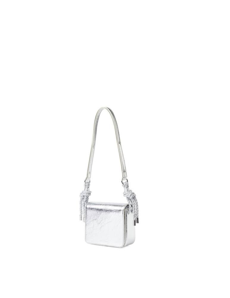 rinascente Marc Jacobs The J-link mini metallic shoulder bag - silver