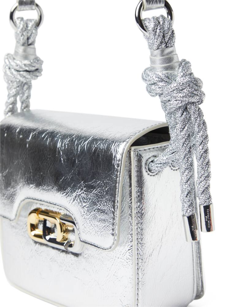 rinascente Marc Jacobs The J-link mini metallic shoulder bag - silver
