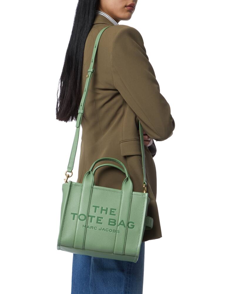 rinascente Marc Jacobs The leather mini tote bag - green