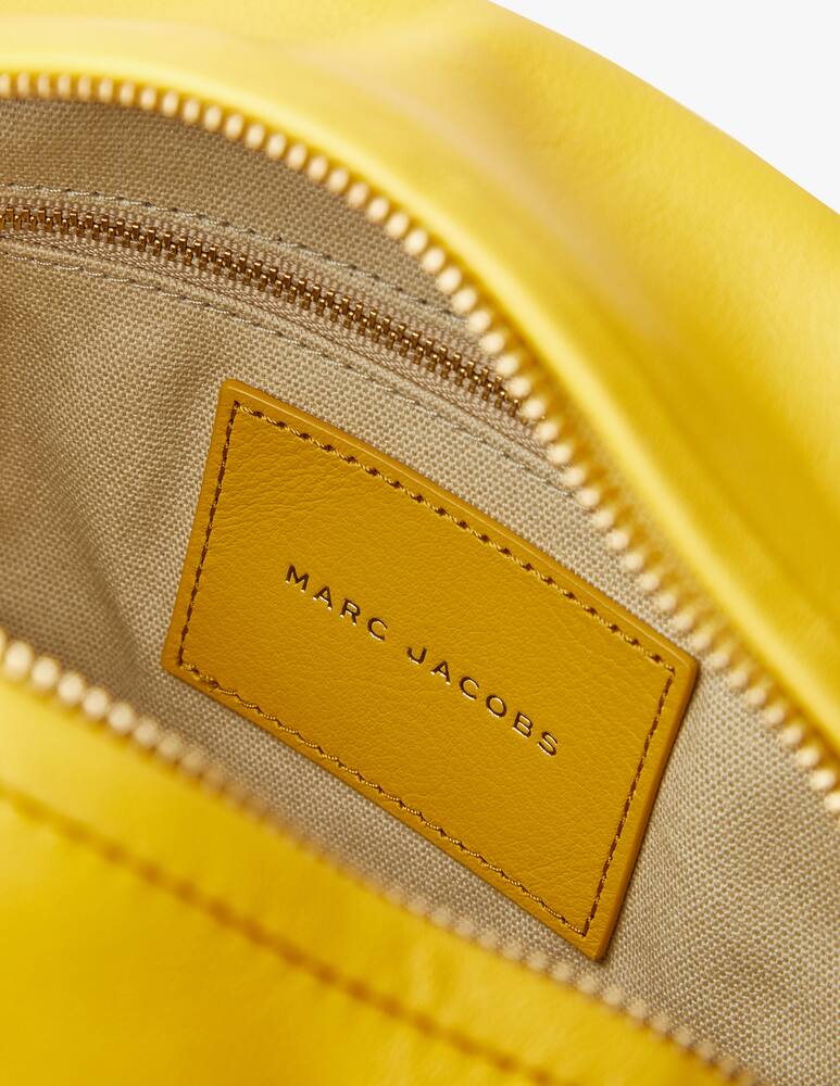 rinascente Marc Jacobs Duet satchel leather and canvas mini crossbody bag - yellow