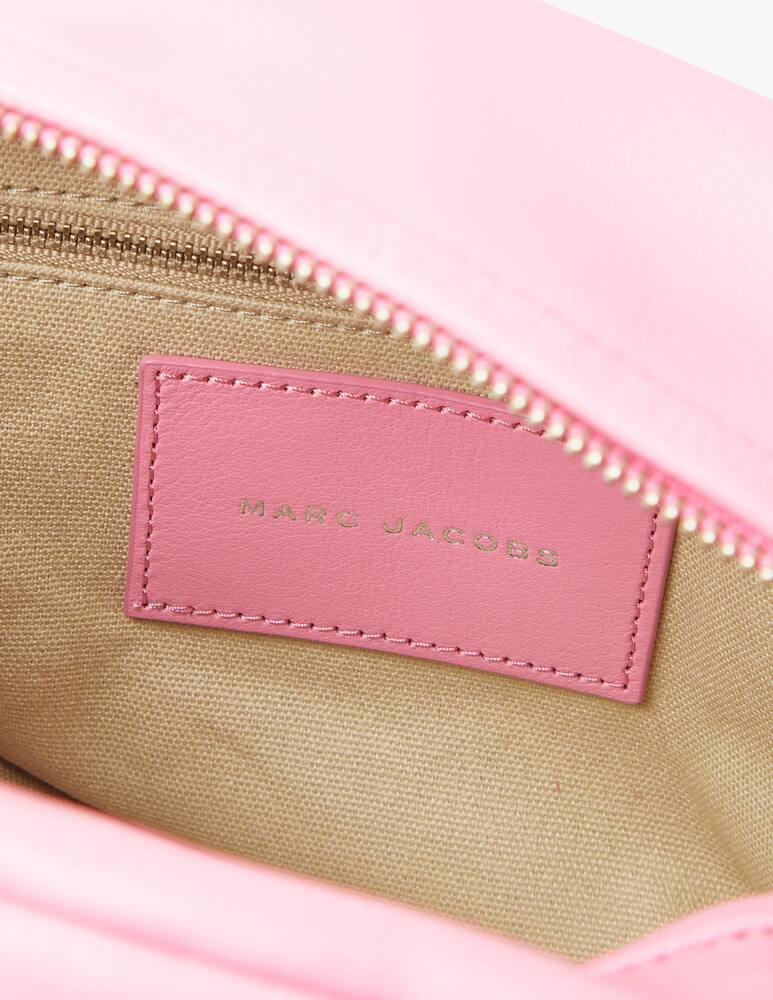 rinascente Marc Jacobs Borsa a tracolla mini duet satchel in pelle e tela - rosa