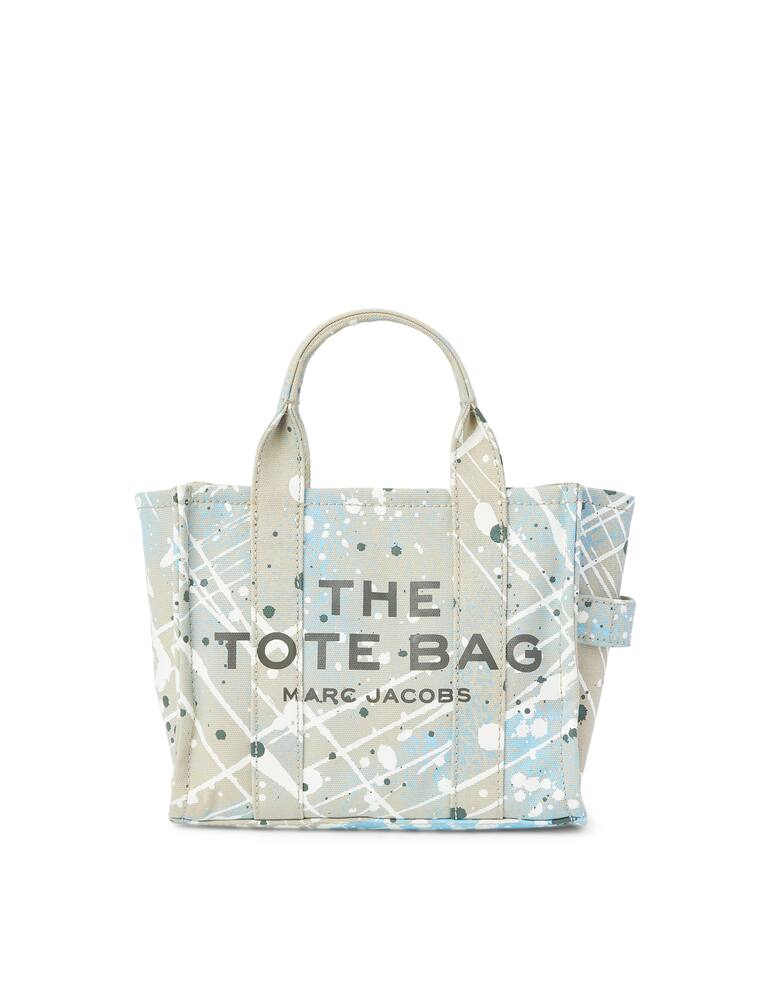 Marc Jacobs Splatter cotton mini tote bag - light blue - picture 1 Marc Jacobs Splatter cotton mini tote bag - light blue - picture 1