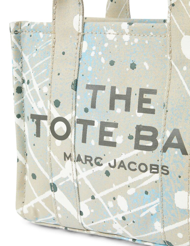 Marc Jacobs Splatter cotton mini tote bag - light blue - picture 4 Marc Jacobs Splatter cotton mini tote bag - light blue - picture 4