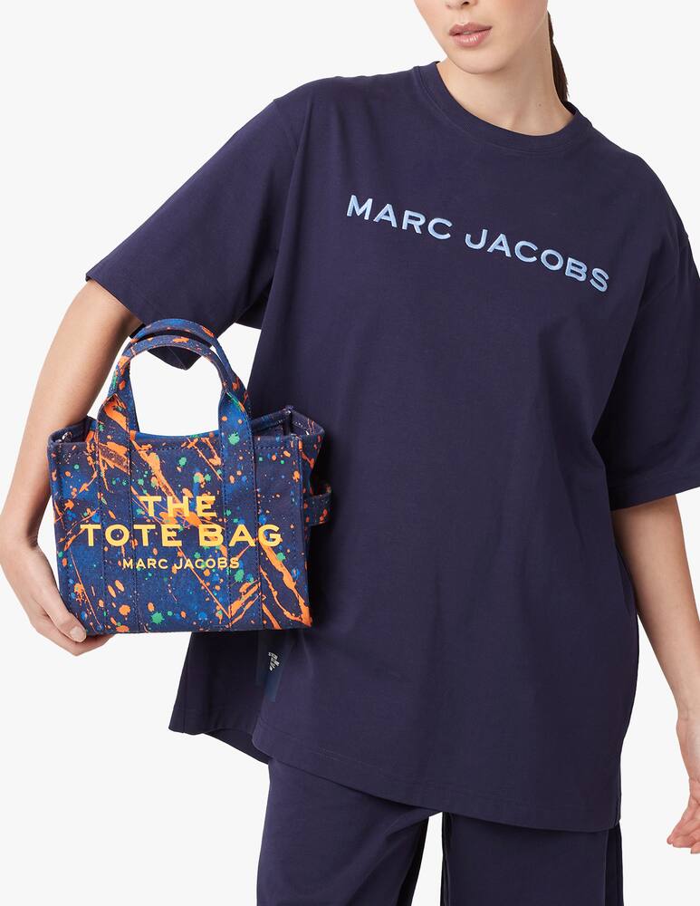 rinascente Marc Jacobs Splatter cotton mini tote bag - black