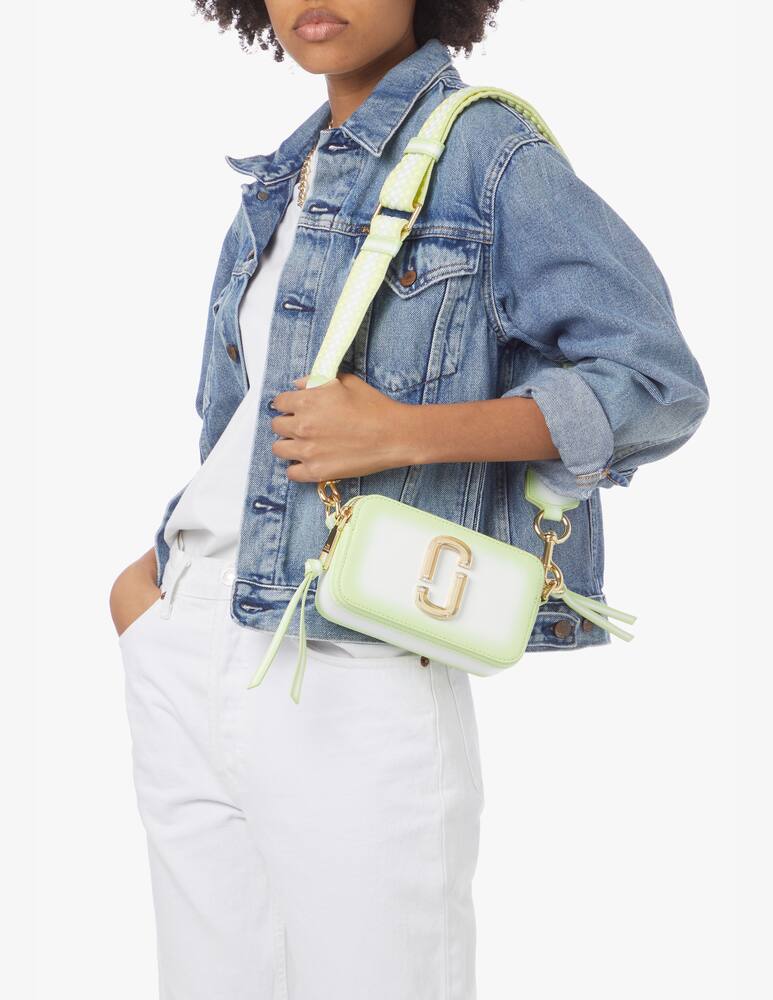rinascente Marc Jacobs Borsa a tracolla in pelle The fluoro snapshot - verde