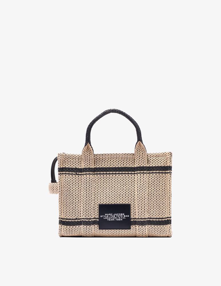 rinascente Marc Jacobs Borsa The Tote Medium Small jacquard di paglia - Marrone