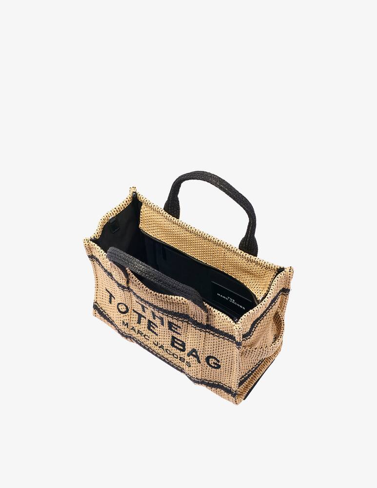 rinascente Marc Jacobs Borsa The Tote Medium Small jacquard di paglia - Marrone