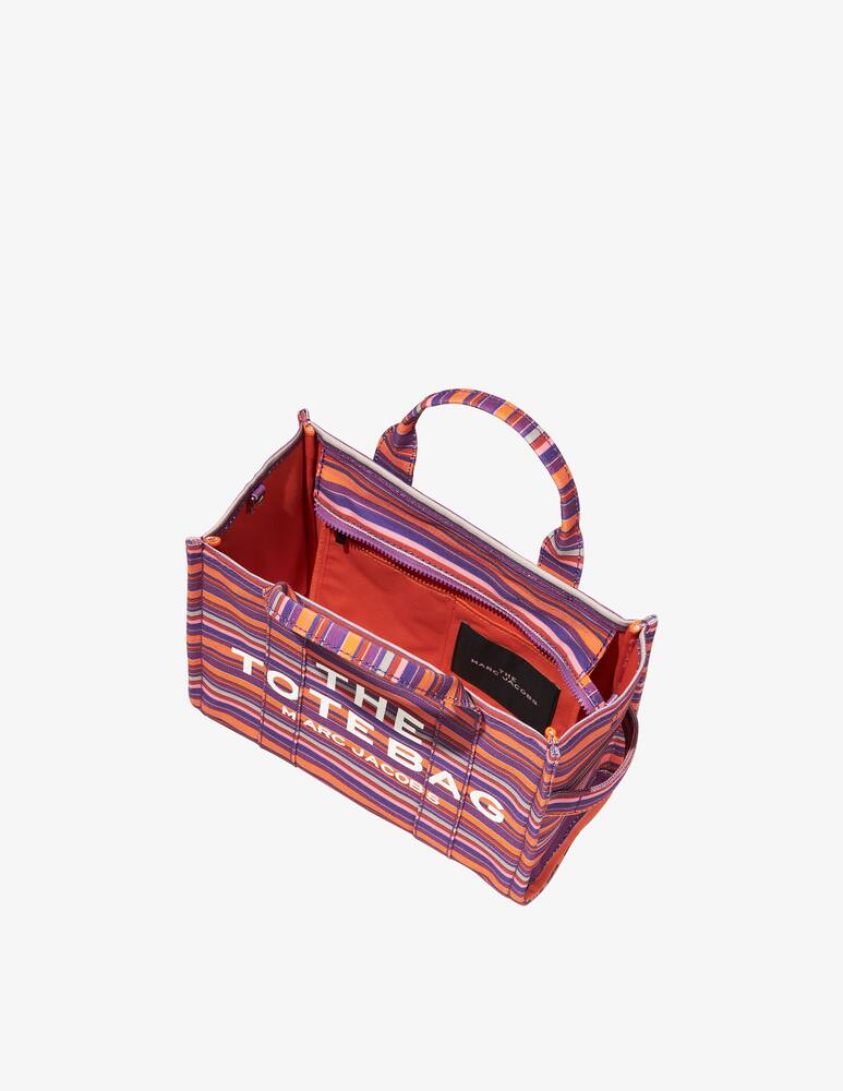 rinascente Marc Jacobs Borsa a righe The Tote Medium Small - Rosso