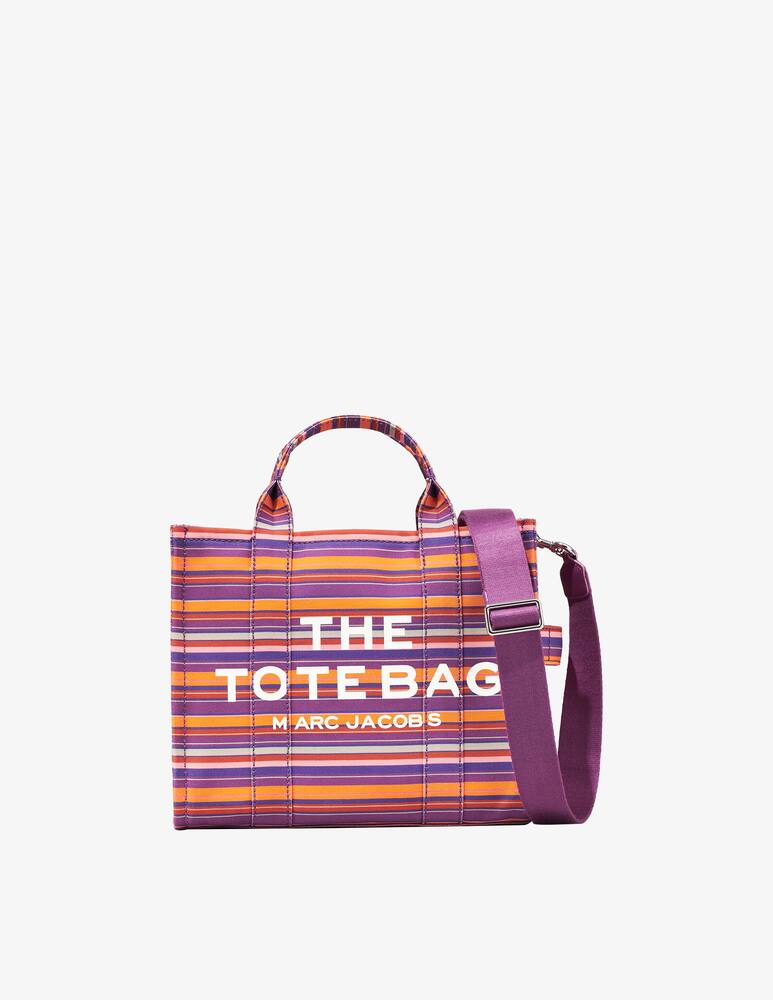 rinascente Marc Jacobs Borsa a righe The Tote Medium Small - Rosso