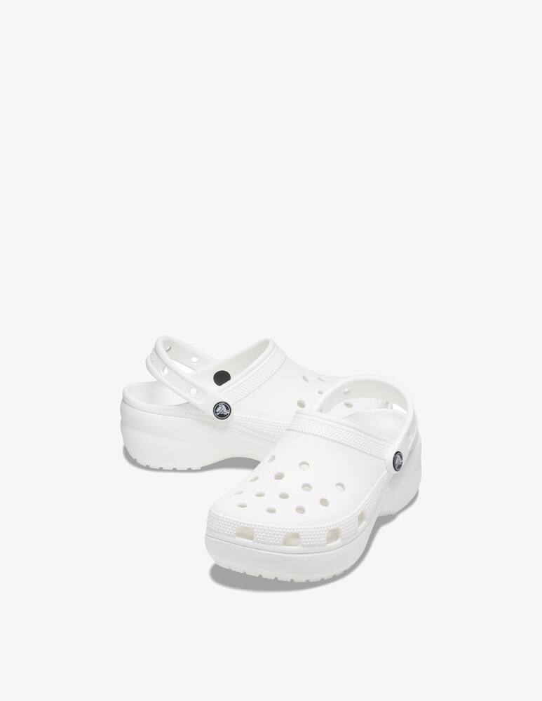 rinascente Crocs Special Classic platform sabot - white