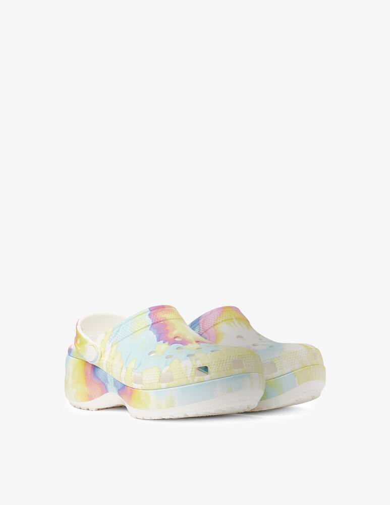 Crocs Special Classic tie dye flat sabot - green - picture 2 Crocs Special Classic tie dye flat sabot - green - picture 2