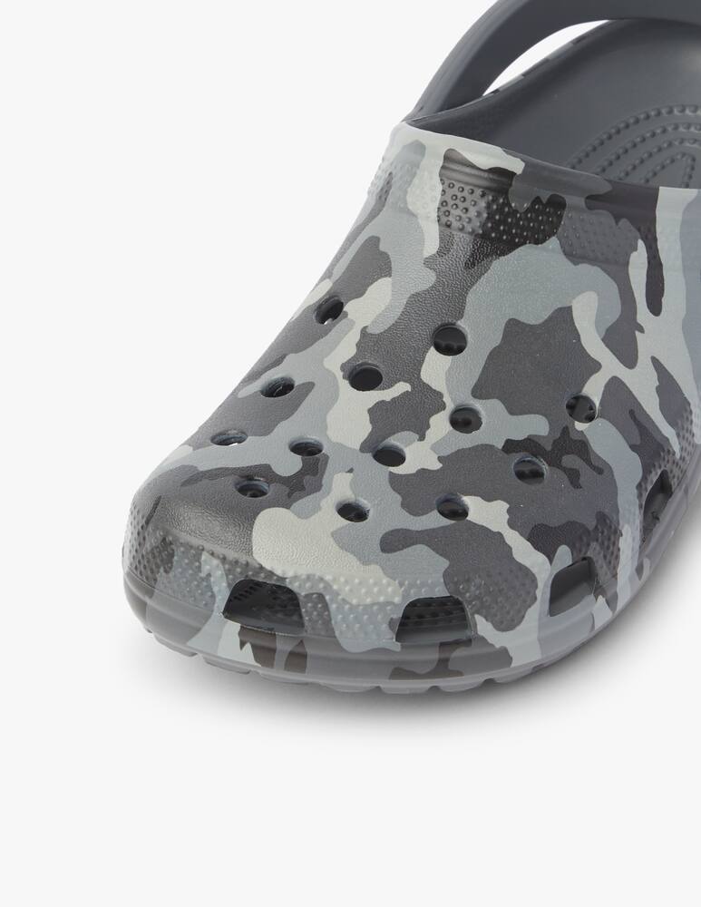 rinascente Crocs Slip on classic print camo - grey
