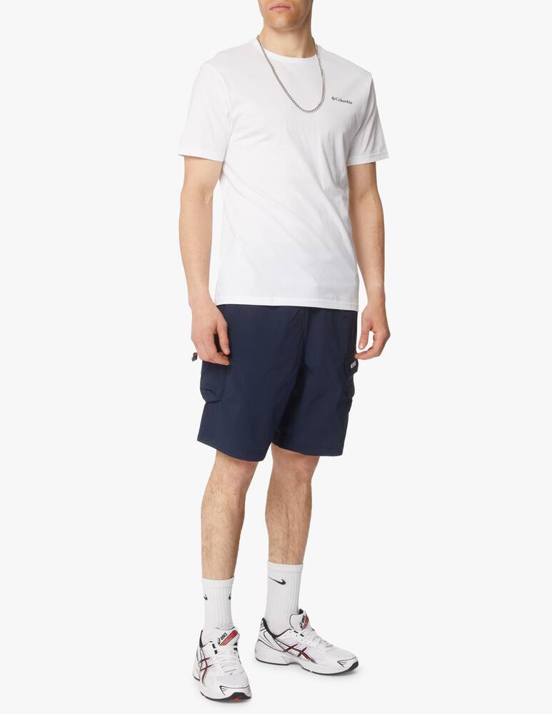 rinascente Columbia Maglietta manica corta box logo retro - bianco