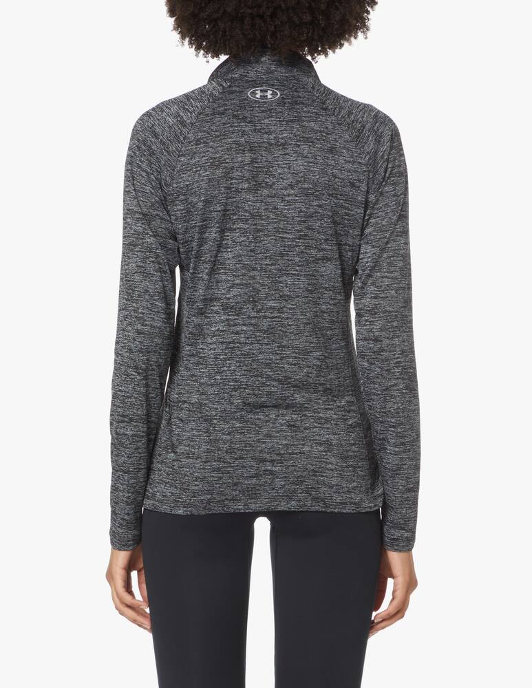 rinascente Under Armour Maglia maniche lunghe sportiva mezza zip Tech Twist - nero