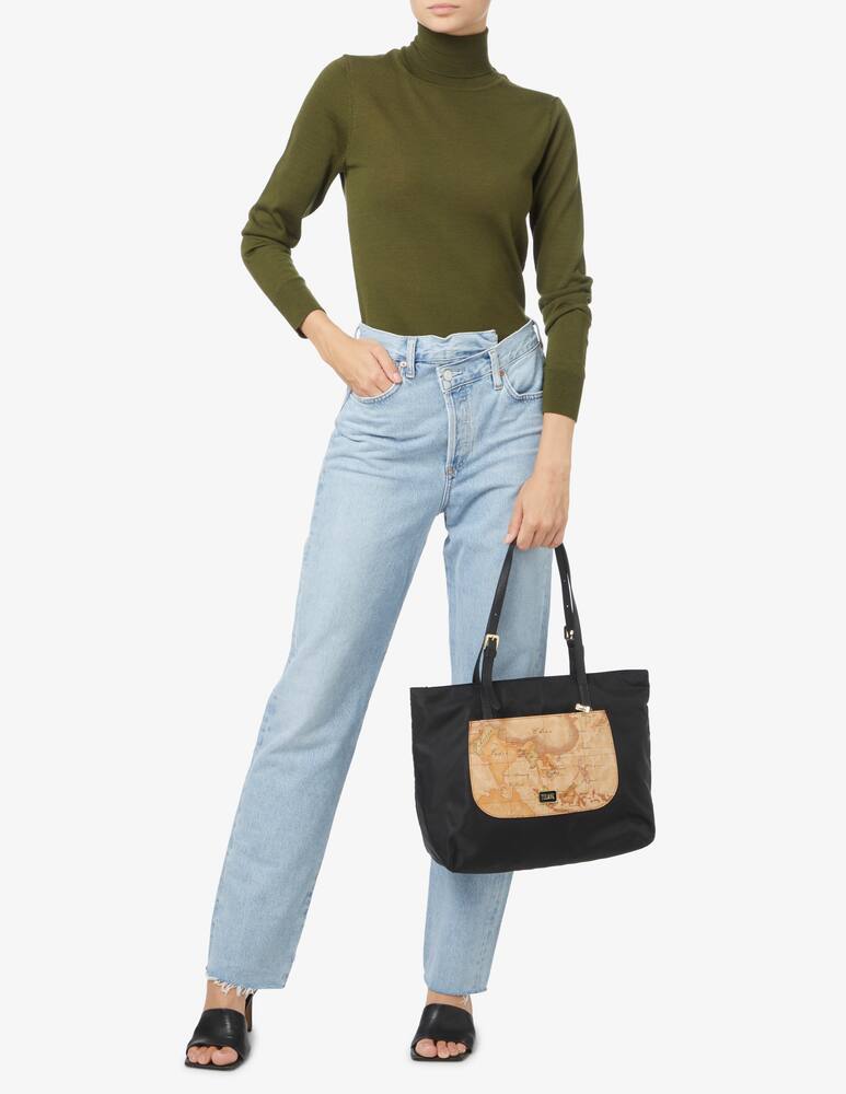 rinascente Alviero Martini Prima Classe Nylon tote bag - Black