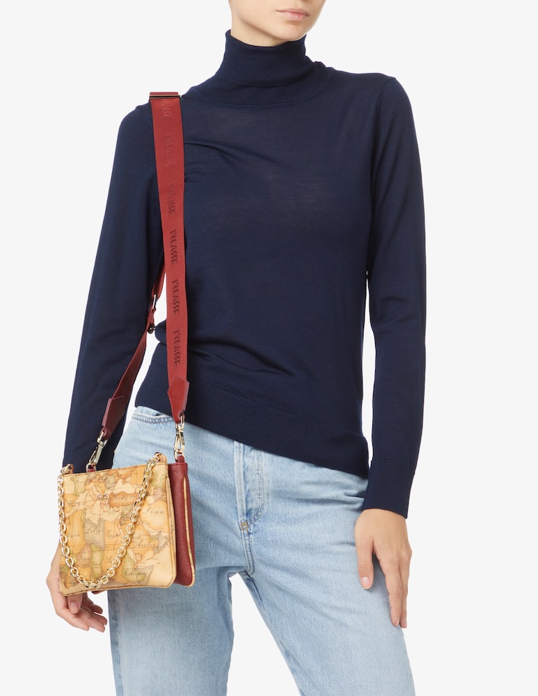 rinascente Alviero Martini Twins nylon envelope bag  - Brown