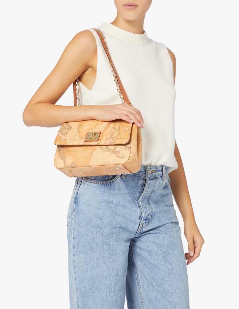 rinascente Alviero Martini Noos swivel flap shoulder bag