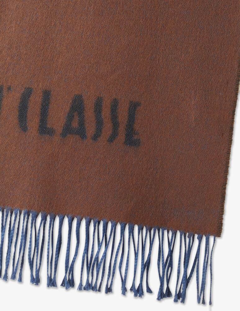 rinascente Alviero Martini Sciarpa con frangia mappa - Marrone