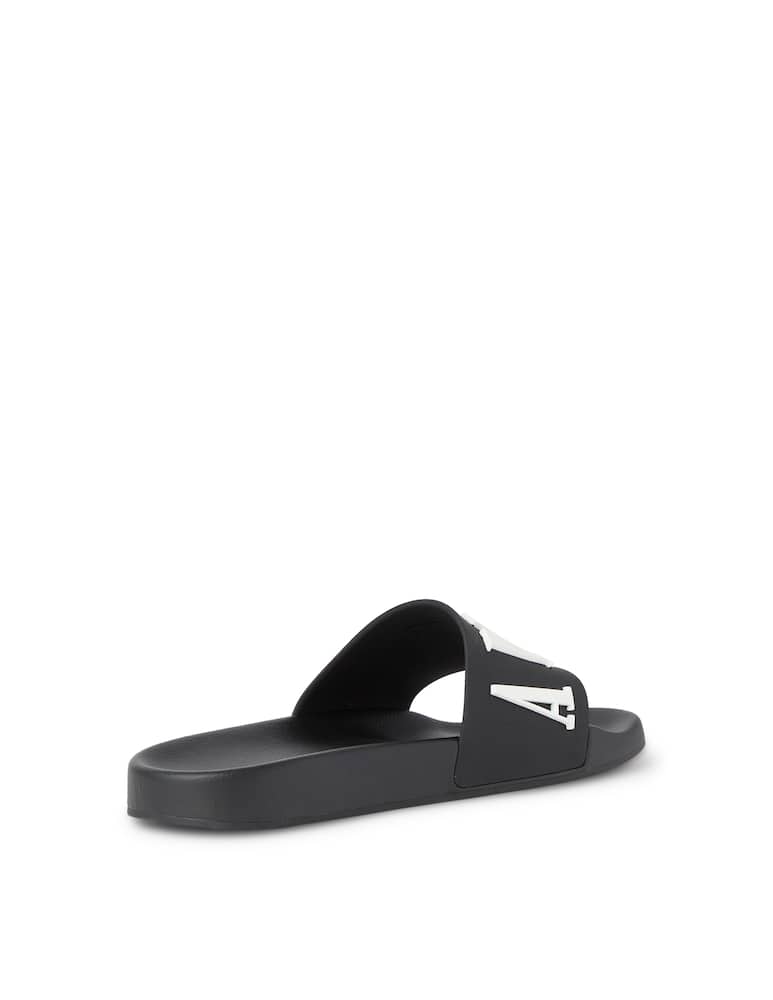 rinascente Amiri Logo pool slide - black