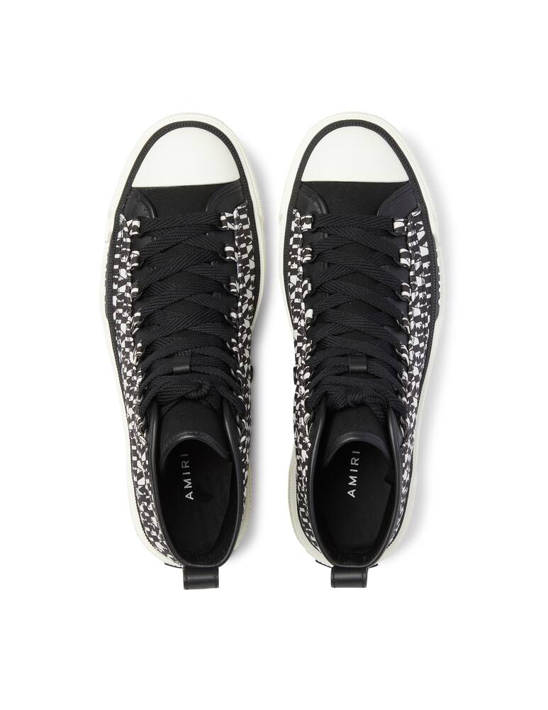 Amiri Sneakers court high logo allover - black - picture 3 Amiri Sneakers court high logo allover - black - picture 3
