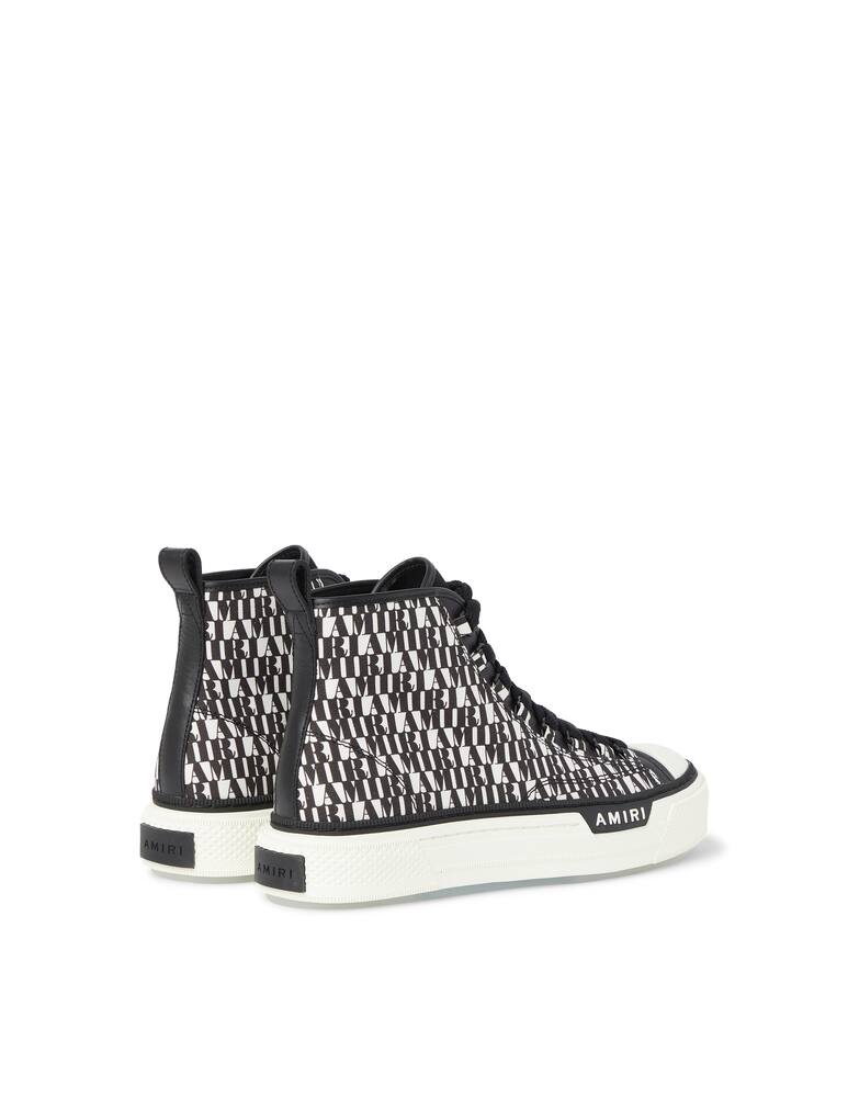 Amiri Sneakers court high logo allover - black - picture 4 Amiri Sneakers court high logo allover - black - picture 4