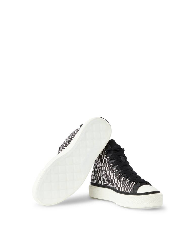 Amiri Sneakers court high logo allover - black - picture 5 Amiri Sneakers court high logo allover - black - picture 5