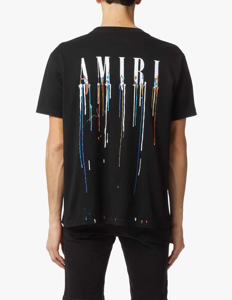 rinascente Amiri Maglietta con logo disegnato - nero