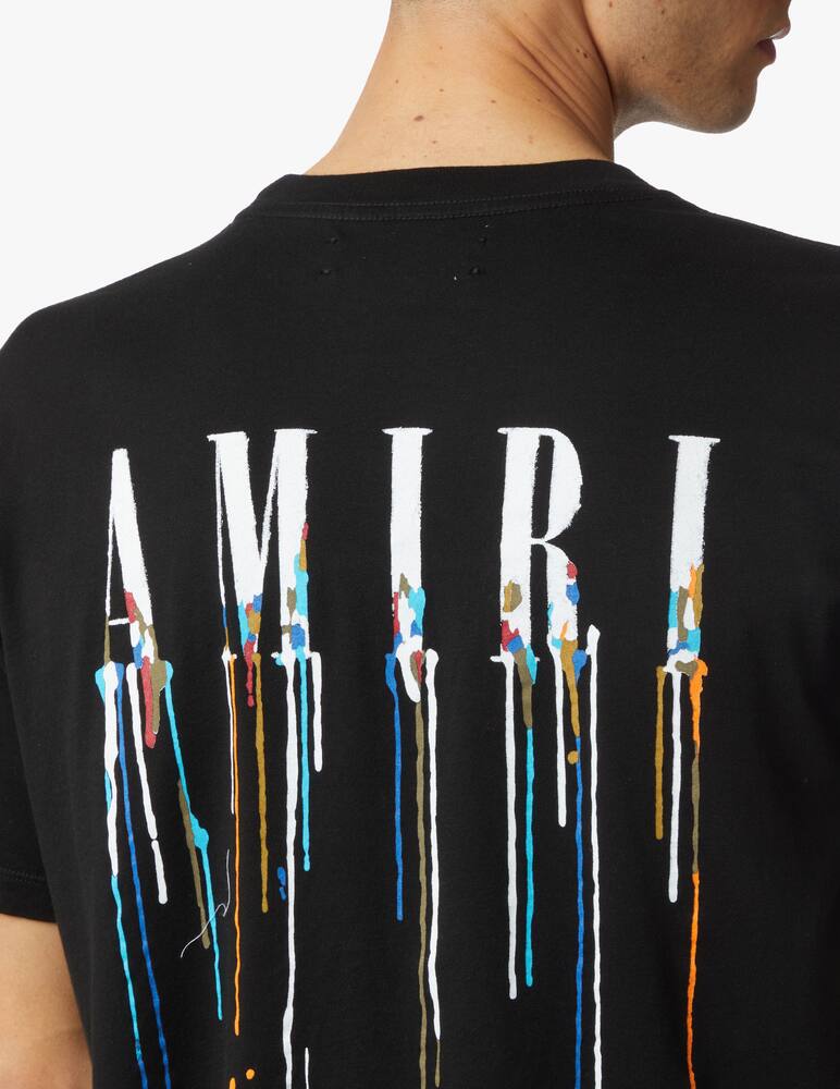 rinascente Amiri Maglietta con logo disegnato - nero
