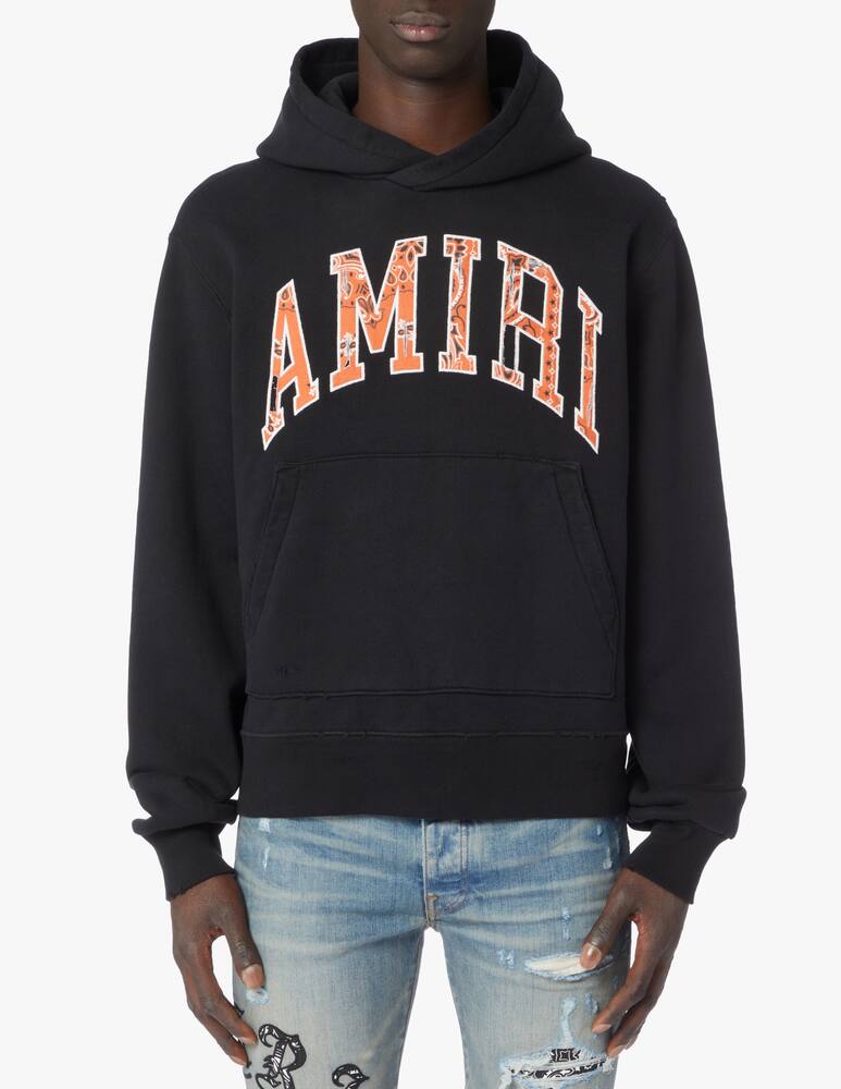 rinascente Amiri Logo bandana hoodie - multi