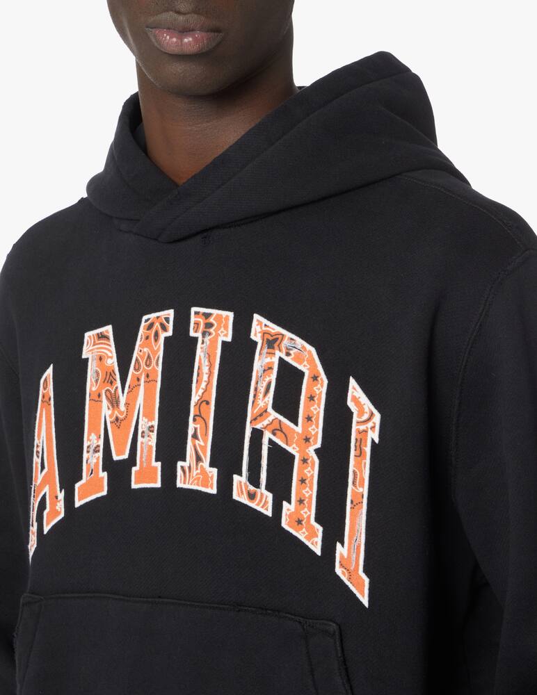 rinascente Amiri Logo bandana hoodie - multi