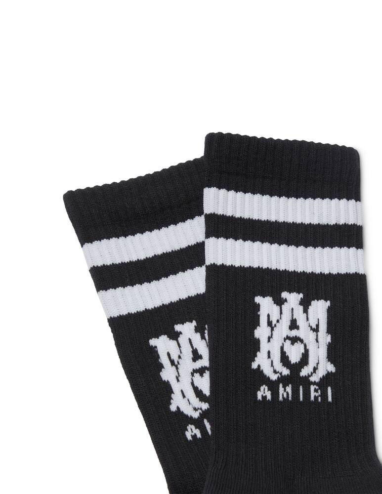 rinascente Amiri Logo socks - black