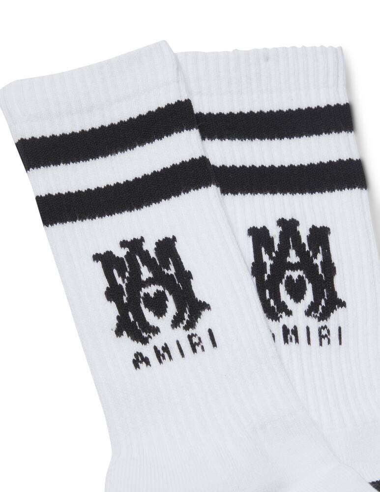rinascente Amiri Logo socks - white