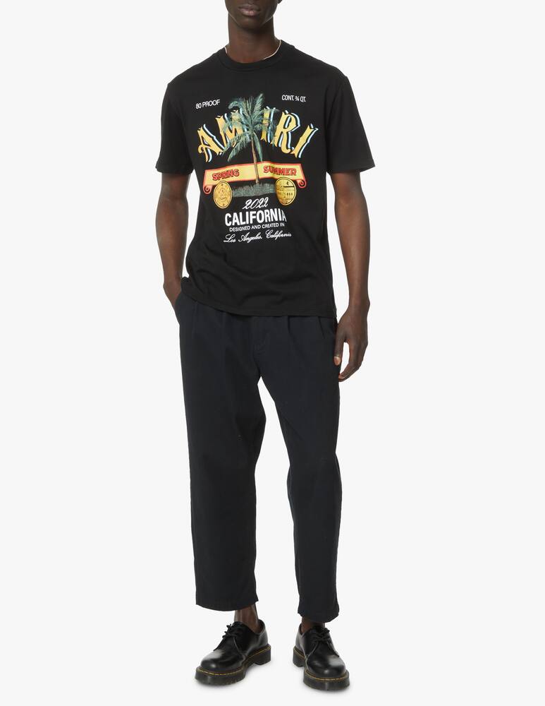 rinascente Amiri Rum label t-shirt - black