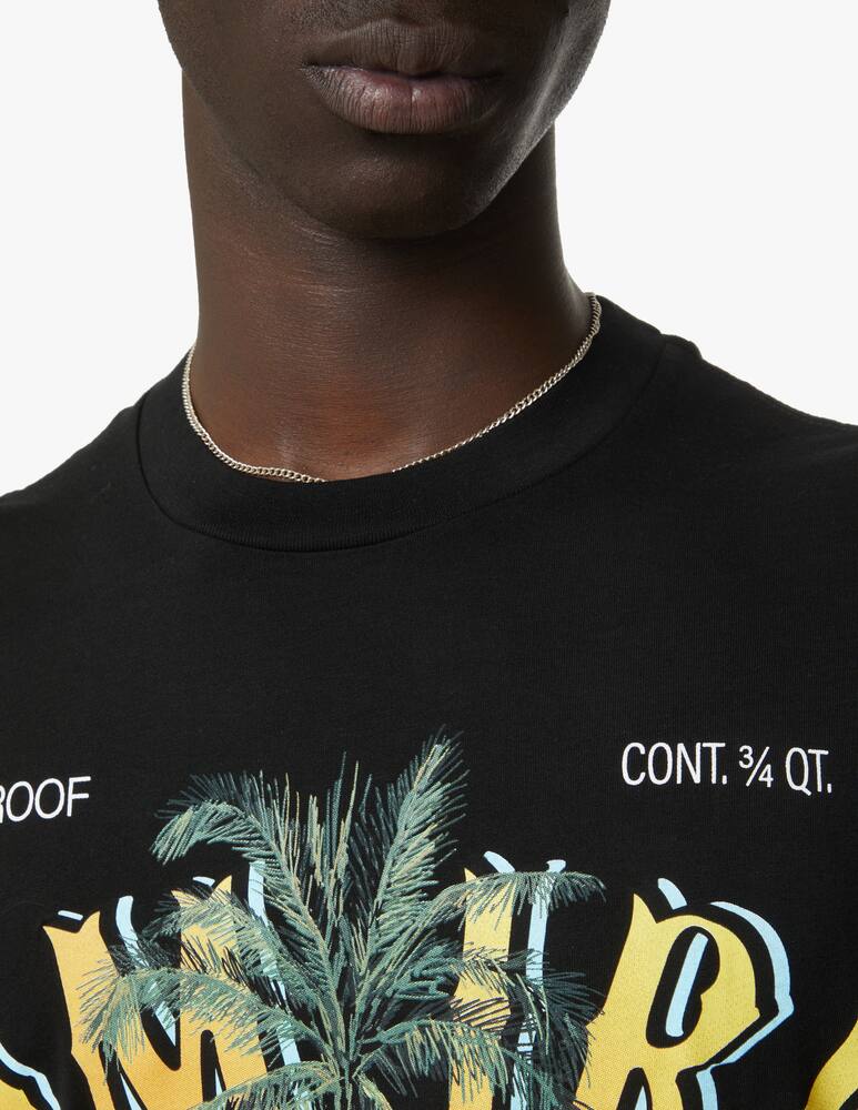 rinascente Amiri Rum label t-shirt - black