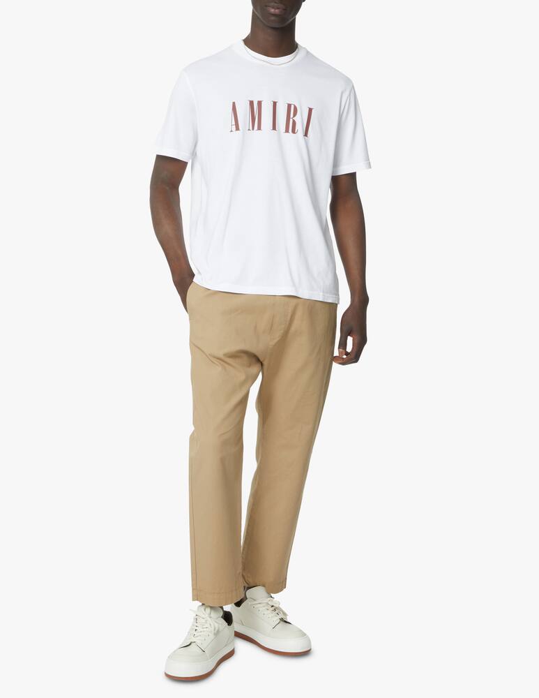 rinascente Amiri Maglietta manica corta logo - bianco