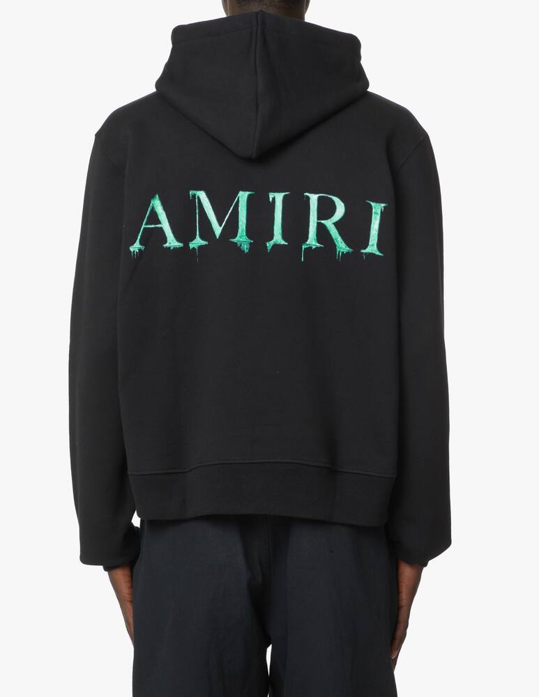 rinascente Amiri Logo hoodie - black